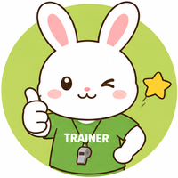 ウインクするうさぎのイラスト